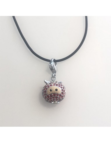 Collana Charm Tomato Swarovski con...