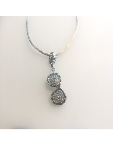 Collana Charm Sunglass Swarovski con...