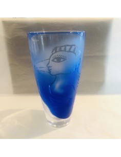 Vaso Dancing Blue Kosta Boda
