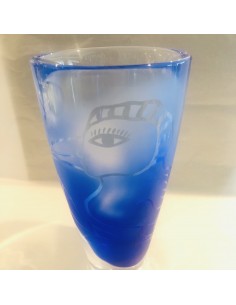 Vaso Dancing Blue Kosta Boda 2