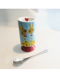 Porta uovo con cucchiaino...