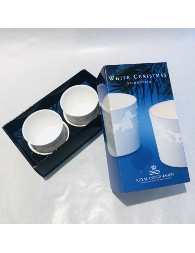 Set 2 portacandele Tealight White...