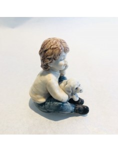 Statua Bambino con cane... 2