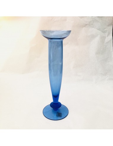 Vaso monofiore Blue Cristallerie Duna