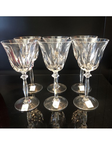 Set 8 bicchieri da grappa e liquorini ArtDecò Bohemia