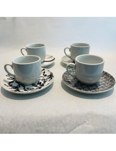 Set 4 tazze caffè Kili Benetton