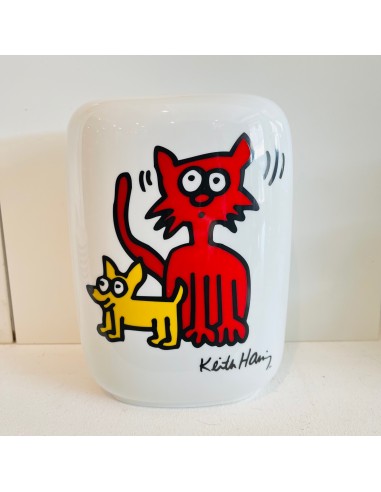 Vaso Cat Keith Haring