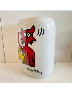 Vaso Cat Keith Haring 2