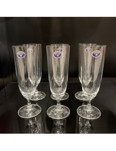 Set 6 bicchieri flute Fleur...