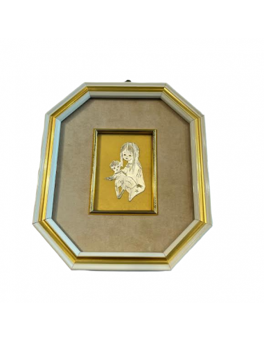 Quadro "Madonna con bambino" SilverPiù