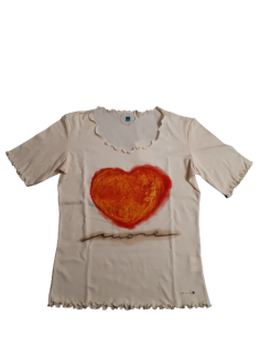 T-shirt Thun cuore 100% cotone