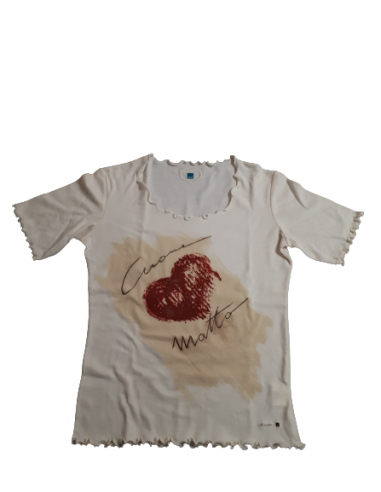 T-shirt Thun cuore 100% cotone