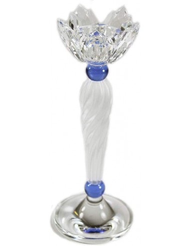 Candeliere Blue Flower Swarovski