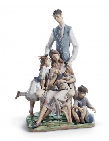 Statua Armonia familiare di Lladrò