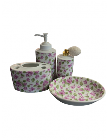 Set 4 pezzi bagno Lam