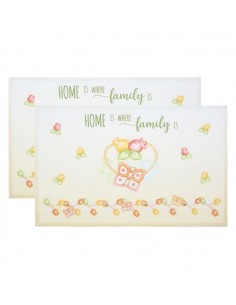 Confezione 2 tovagliette...