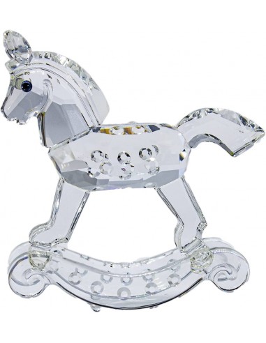 Cavallino a dondolo Swarovski