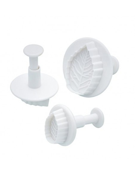 Set di 3 formine/cutter foglie di Kuchenprofi  