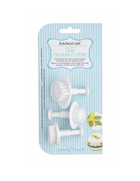 Set di 3 formine/cutter foglie di Kuchenprofi  