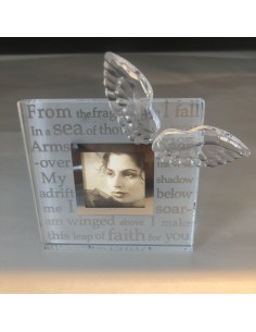 Portafoto cornice con ali... 2